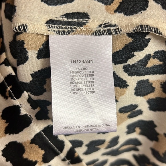 Leopard Stolen Glance Blouse - Molly Bracken - Off White Leo - L - Picture 9 of 9